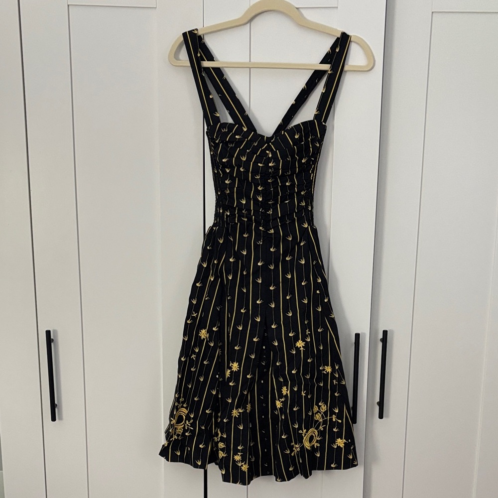 Elegant Black and Gold Women's Dress